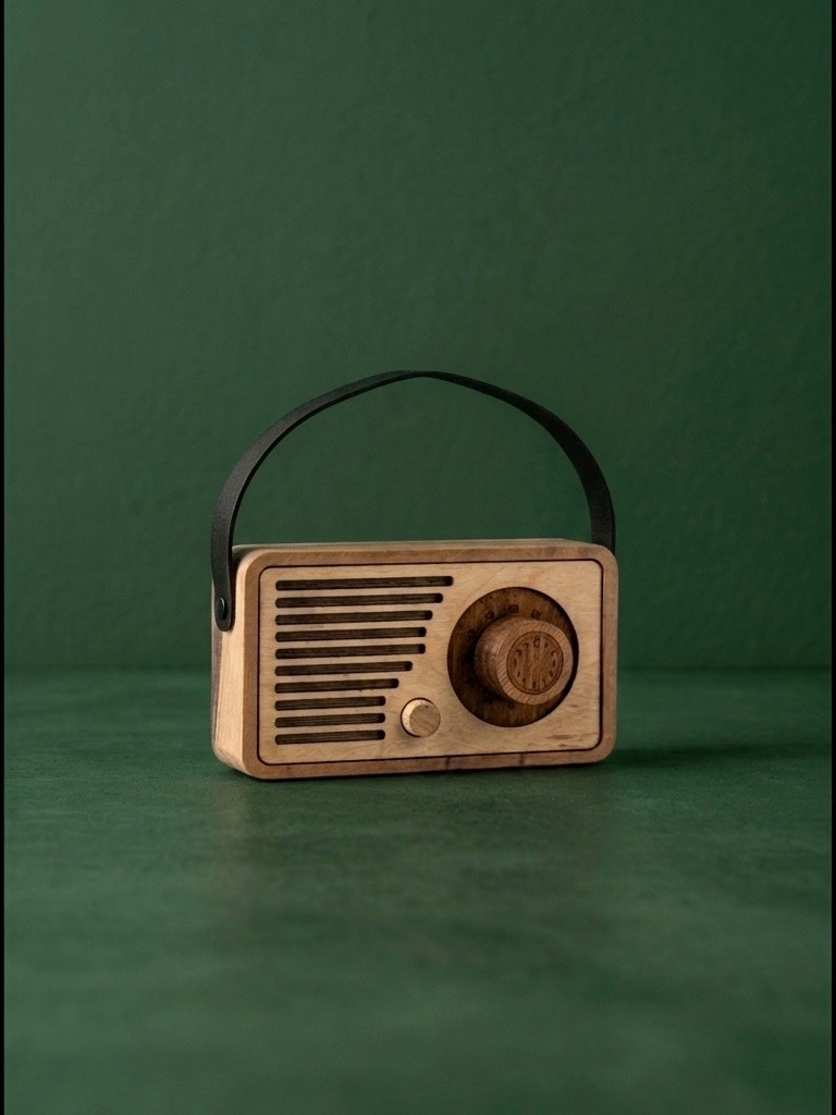 رادیو تمام چوب-دکوری